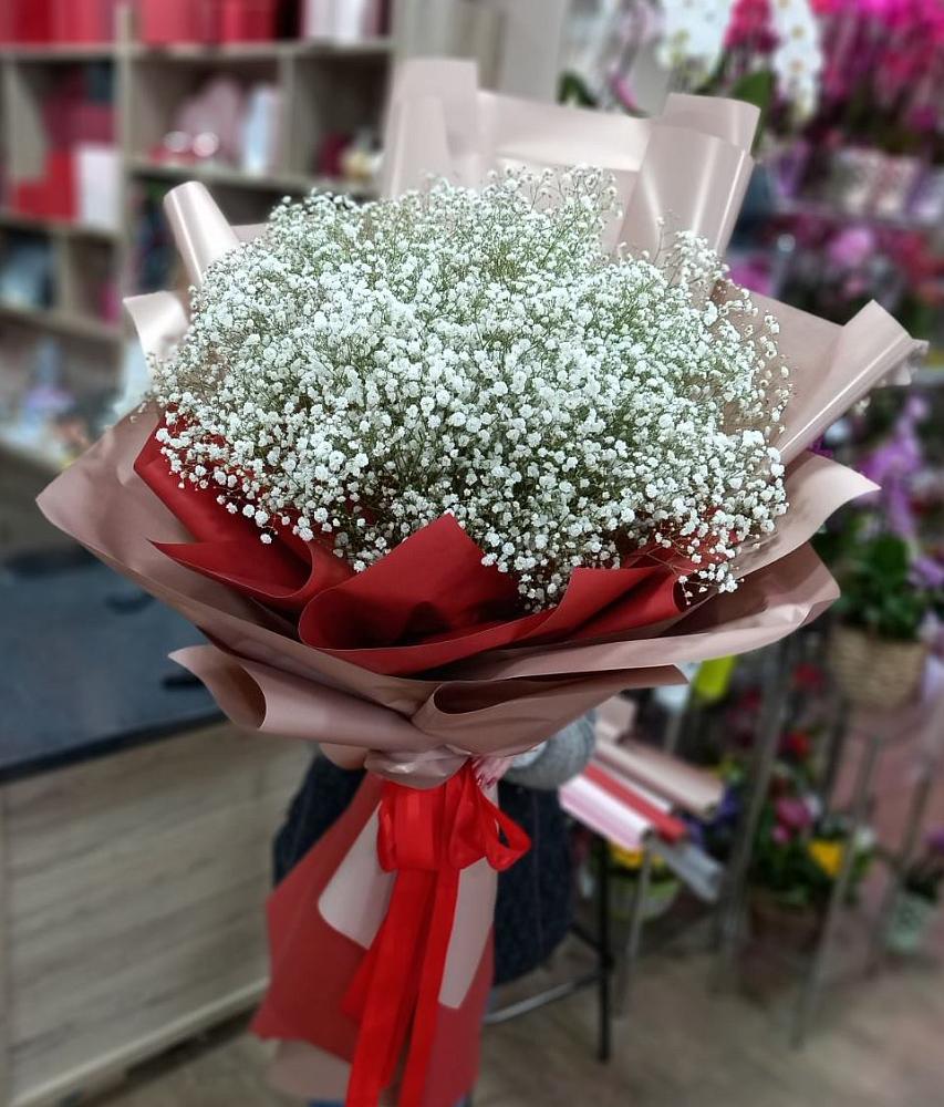 Букет Белые хлопья в Еткуль Букет цветов из: Гипсофила в Еткуль