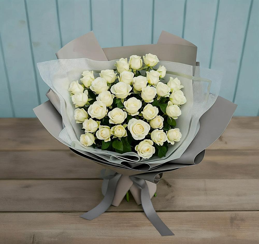 Букет Белоснежная нежность в Еткуль