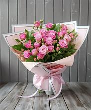 Букет Розовый кустик #REPLACE_PRED# Еткуль