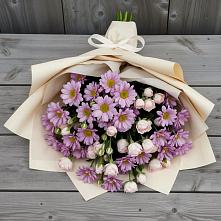 Букет цветов из:  Розы и Хризантемы в Еткуль