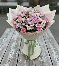 Букет цветов из:  Розы и Хризантемы в Еткуль