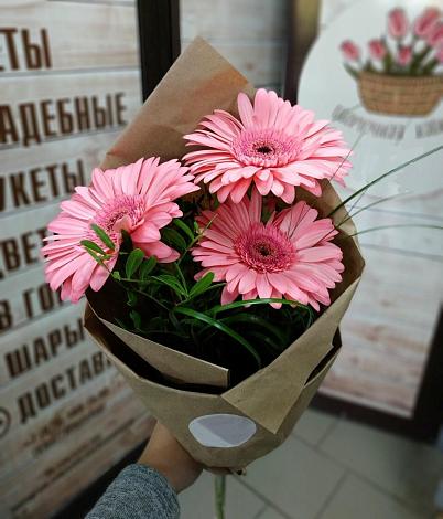 Букет цветов из: Герберы в Еткуль