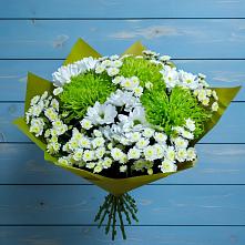Букет цветов из:  Хризантемы #REPLACE_PRED# Еткуль