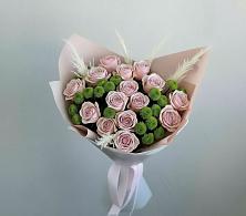 Букет цветов из:  Розы и Хризантемы #REPLACE_PRED# Еткуль