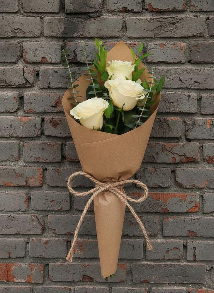 Букет из 3 роз в Еткуль Букет цветов из: Розы в Еткуль