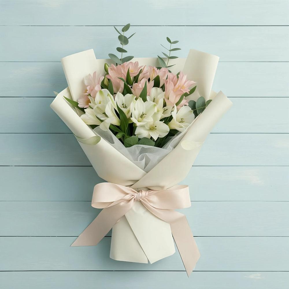 Букет цветов из: Альстромерии в Еткуль