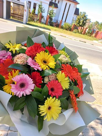 Букет цветов из: Герберы в Еткуль