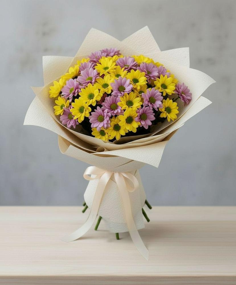 Букет цветов из: Хризантемы в Еткуль